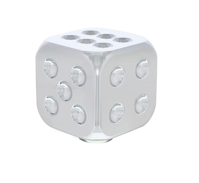 United Pacific 70605 Chrome Dice Shift Knob, Metal