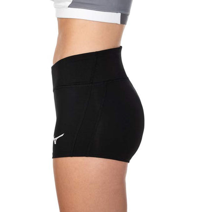 Mizuno Women's Apex 2.5" Inseam Volleyball Short, Black, XX-Large
