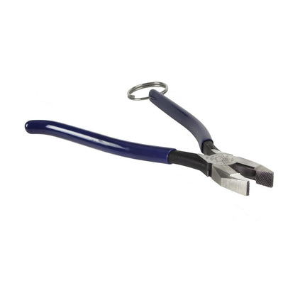 Klein Tools D2017CSTT Slim Ironworker Pliers with Tether Ring