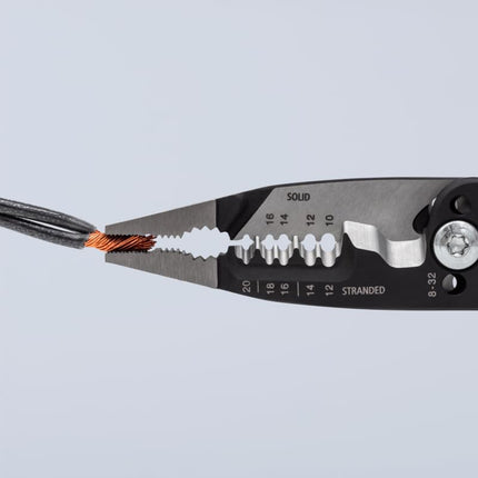 KNIPEX Tools 13 72 8 Forged Wire Stripper, 8-Inch