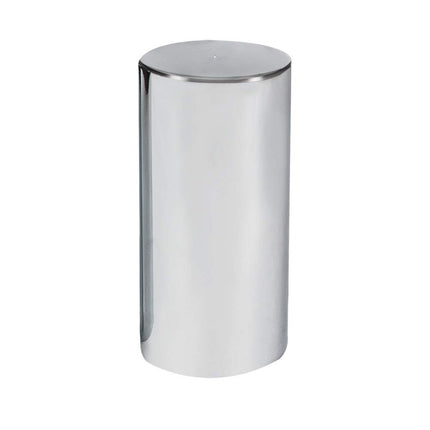 United Pacific 10034Cb - Wheel Lug Nut Cover Set - 33Mm X 4-1/4" Chrome Plastic Tall Cylinder Nut Cover - Thread-On (60