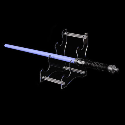 WANLIAN Lightsaber Stand Sword Stand Three Tier Desktop Acrylic Lightsaber Display Stand Lightsaber Hilt Holder for Show lightsaber Collection(Transparent)
