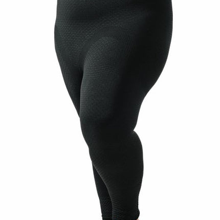 Bioflect� Compression Leggings with Bio Ceramic Micro-Massage Knit- for Support and Comfort - Black S/M, Black, Small/Medium