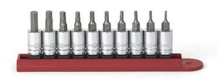 GearWrench 10 Pc. 1/4" Drive Hex Bit Socket Set, S