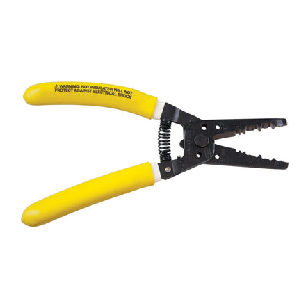 Klein Tools K1412 Wire Cutter/Wire Stripper, Dual NM Cable,Yellow/White, Strips 12 and 14 AWG Solid Wire