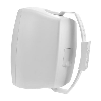 Monoprice WS-7B-62-W 6.5in. Weatherproof 2-Way 70V Indoor/Outdoor Speaker, White (Each) for Use in Whole Home Audio Systems, Restaurants, Bars, Retail Stores, Patio, Poolside, Garage