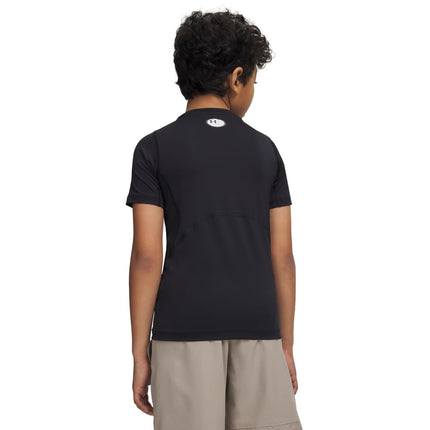 Under Armour Boy's UA HG Armour SS Shirt Black