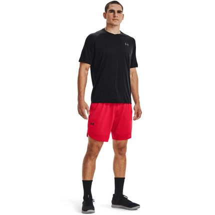 Camiseta de manga corta de cuello en V Under Armour Tech 2.0 para hombre, negro (001 grafito, L UK)