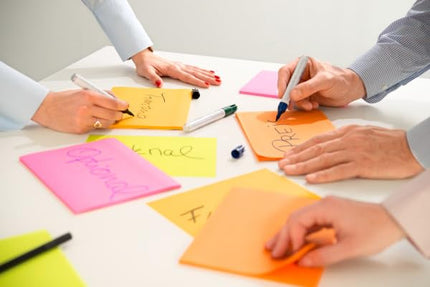 Post-it Super Sticky Meeting Notes, 4 Pads (180 Sheets), 203 mm x 152 mm