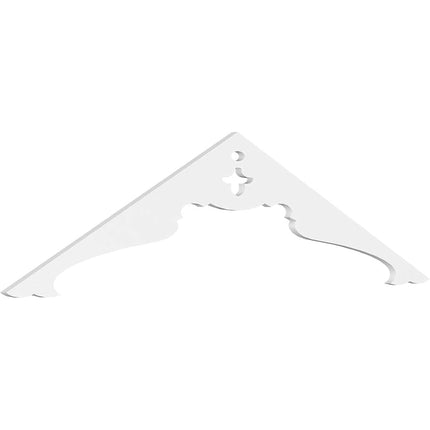 Ekena GPP072X018X100HEA Gable Pediment, Primed, 72" W x 18" H x 1" P (6/12)