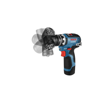 Bosch GSR12V-300FCB22 12V Max EC Brushless Flexiclick 5-in-1 Drill/Driver System with (2) 2.0 Ah Batteries
