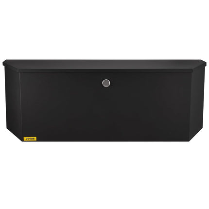 VEVOR Steel Trailer Tongue Box, 36"x12"x12" Heavy Duty Storage With Lock and Keys, Utility Tool Chest for Pickup Truck Bed, RV
