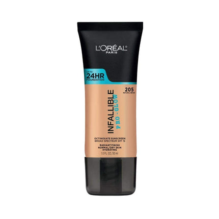 L'Oréal Paris Infallible Pro Glow Longwear Foundation, 211 Creme Cafe, 30 ml (Amazon Exclusive)
