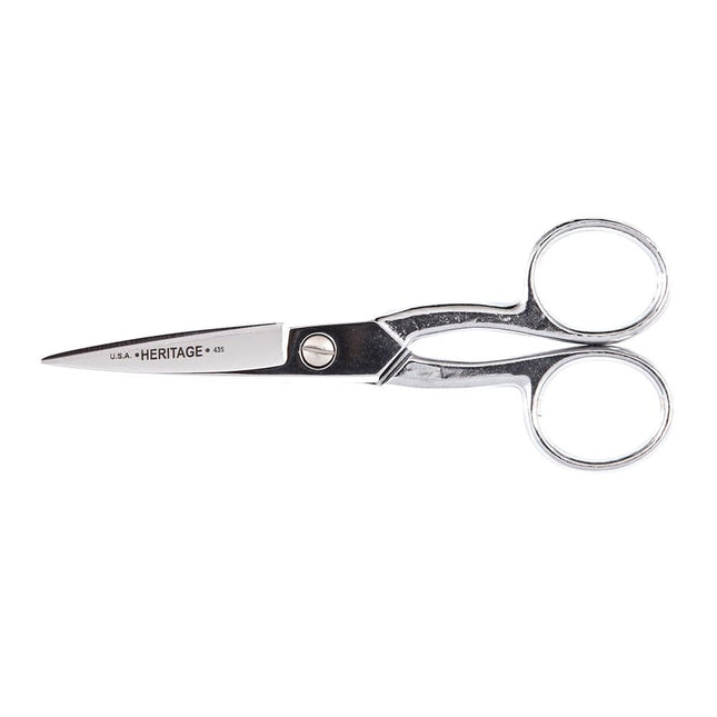 Klein Tools G435 Scissors, Made in USA, Tailor Poi
