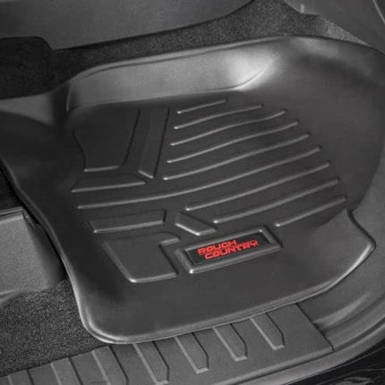 Rough Country Floor Mats for 2015-2023 Ford F-150 | SuperCrew Cab - M-51515