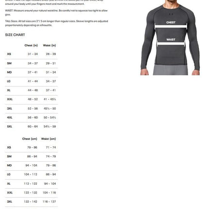 Under Armour Men's HeatGear Compression Long-Sleeve T-Shirt, (390) Marine Od Green / / White, M Tall