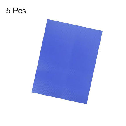 uxcell Corrugated Plastic Sheets,3mm Blue Blank Yard Lawn Signs,12 Inch x 16 Inch,Waterproof Sign Blank Board 5pcs