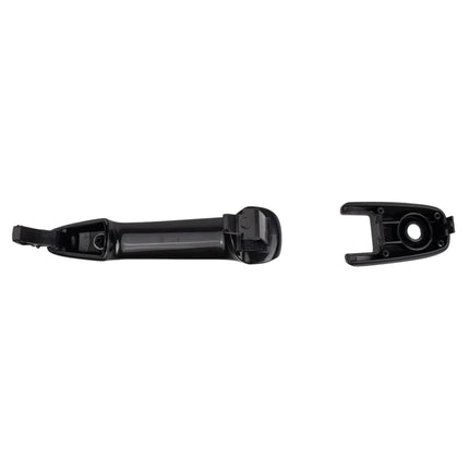 TRQ Front Left Exterior Door Handle Drivers Side Compatible with 2006-2012 Ford Fusion 2007-2012 Lincoln MKZ 2006 Zephyr 2006-2011 Mercury Milan