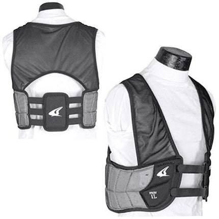 CHAMPRO Air Tech 3 Adult Rib Vest (Black, Large)