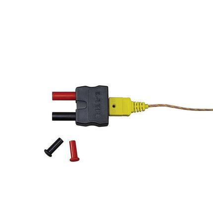 K Type Thermocouple, High Temperature Thermocouple Measures 0 to 480 Degrees Celcius, with Adapter Klein Tools 69142