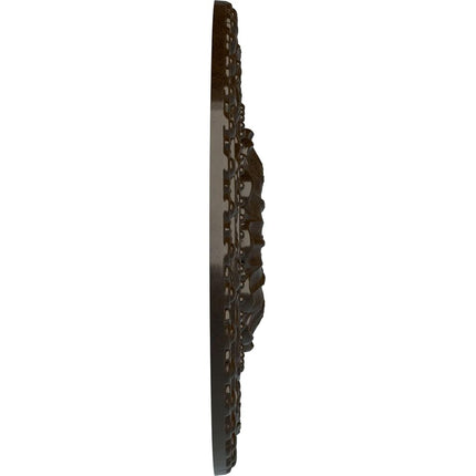 23 1/2"OD x 3 1/2"ID x 2 1/8"P Vaduz Ceiling Medallion (Fits Canopies up to 3 1/2"), Hand-Painted Bronze