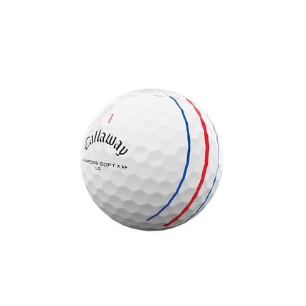 Callaway Golf Chrome Soft X LS Golf Balls (2022 edition),White,Triple Track
