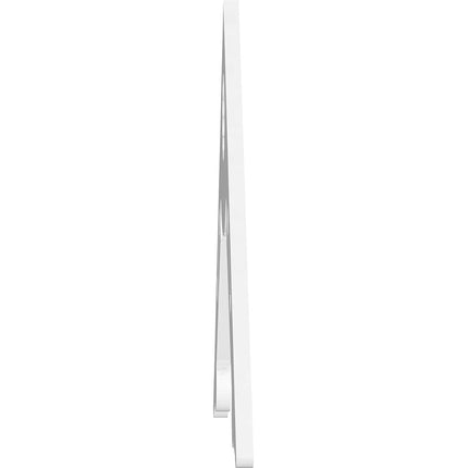 Ekena GPP048X028X100CEN Gable Pediment, Primed, 48" W x 28" H x 1" P (14/12)