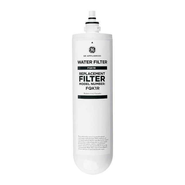 GE Single Stage Under Sink Replacement Filter, Fits GE GXK140TNN and GXULQK Systems, Reduces Lead, Chlorine & Other Impurities for Better Water, Easy Install, Twist & Lock Design, FQK1R