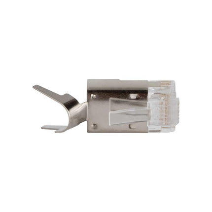 Klein Tools VDV826-754 Modular Data Plug for CAT6A Shielded Cable and Larger Diameter CAT6 Indoor or Outdoor Ethernet Cable, 100-Pack