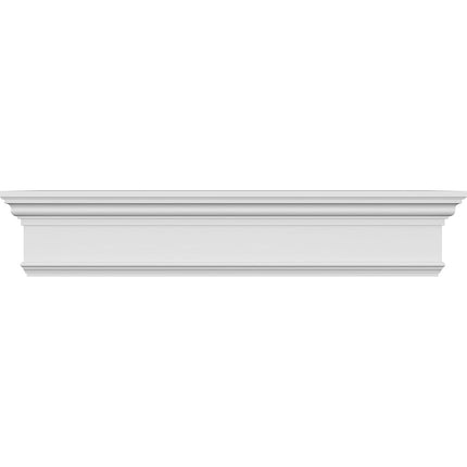 Ekena Millwork CRH07X89 89-Inch Bottom Width x 92 1/2-Inch Top Width x 7 1/4-Inch H x 1-Inch P Crosshead with Trim
