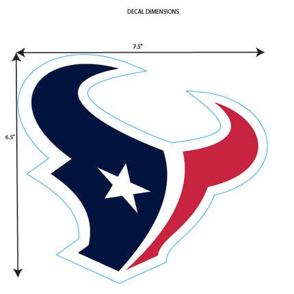 NFL Houston Texans 8" Automotive Magnet