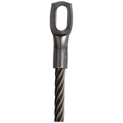 Wire Puller Replacement Leader, Stainless-Steel Leader with Eyelet for Easy Wire and Cable Pulling, Rare Earth Magnet Klein Tools 50611ML