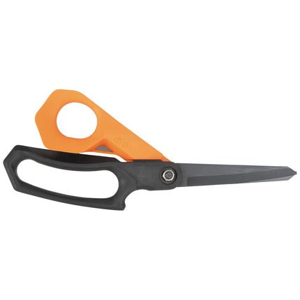 Klein Tools T2110 Titanium-Coated Professional Scissors, Stainless Steel Shears for Cutting Sheet Metal, Leather, and Heavy-Duty Materials, 10-Inch