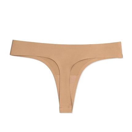 Capezio Women's Seamless Thong, Nude, L