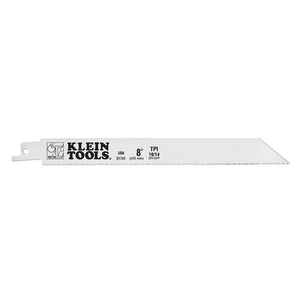 Reciprocating Saw Blades 10/14 TPI, 8-Inch, 5-Pack Klein Tools 31741