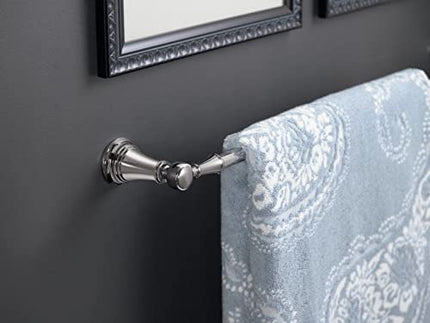Moen YB8418BL Weymouth Barre porte-serviettes de 45 cm, noir mat