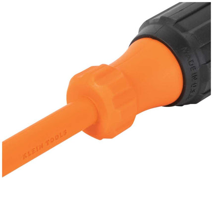 Klein Tools 6834INS Insulated Screwdriver, 1000V #2 Phillips Tip Screwdriver with 4-Inch Shank, Tip-Ident, Cushion-Grip Handle