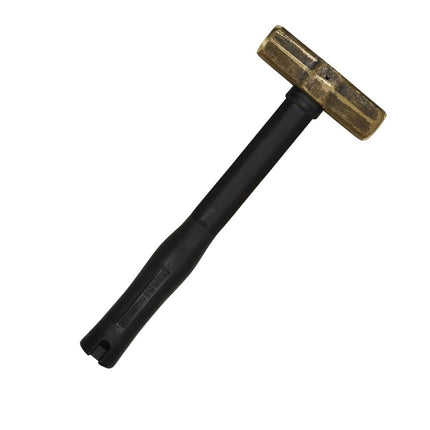 Klein Tools 7HBRFRH10 Brass Sledgehammer, Rubber Handle, 10-Pound