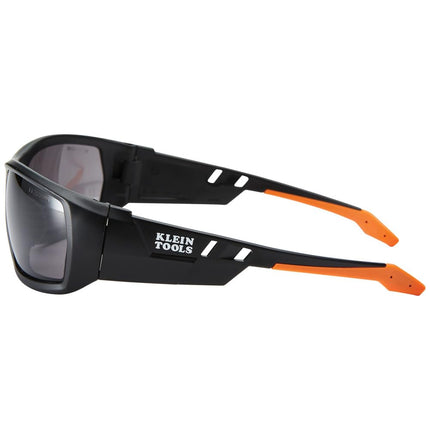 Klein Tools 60164 Safety Glasses, Professional PPE Protective Eyewear with Full Frame, Scratch Resistant and Anti-Fog, Gray Lens