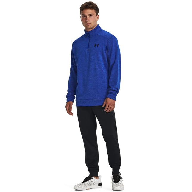 Under Armour Men's Fleece Twist Quarter Zip, (400) Team Royal / / Black, XS
