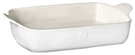 Emile Henry 239629 Fuente de Horno Rectangular Individual de Cerámica HR, Azúcar