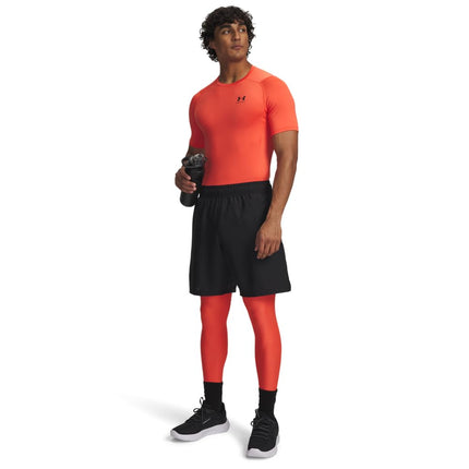 Under Armour Men's Tech Woven Wordmark Shorts Black/Venom Red M M