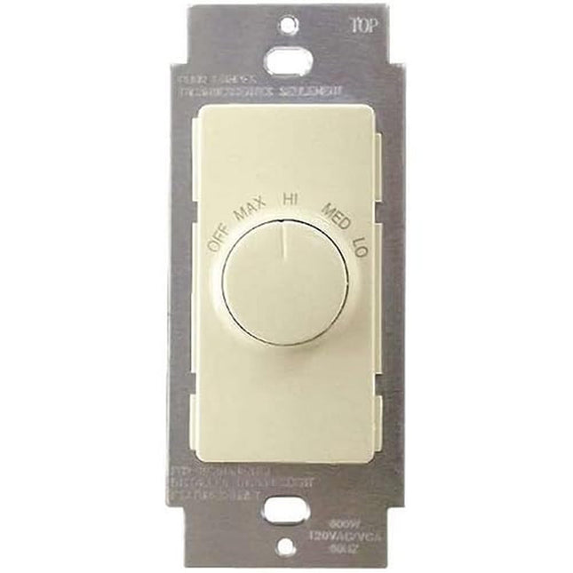 Leviton RTF01-10I Decora Illumatech Quiet Fan Spee
