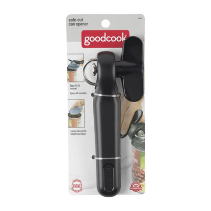 GoodCook Safe Cut Can Opener 11834 – Easy Open, Manual Side Cut Can Opener – Ergonomic, Durable Design w/Safety Mechanism