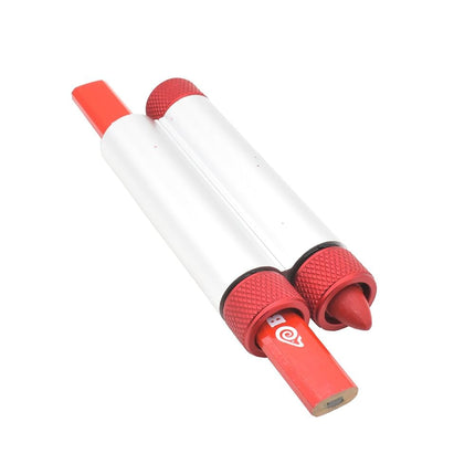 BIG HORN 19857 Aluminum Body Dual Marker Holder for Carpenter’s Pencil/Lumber Crayon