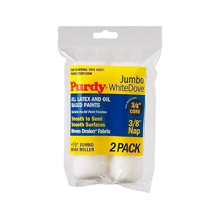 Purdy 140624012 Roller Sleeve, White, Pack of 2