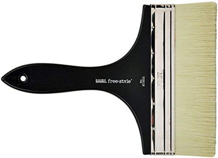 Liquitex Freestyle Large Scale Brush, Broad Flat/Varnish 8-Inch, Short Handle
