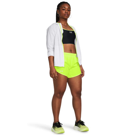 Under Armour Womens Fly By 3'' Shorts Yellow L
