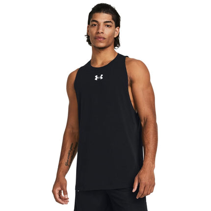 Under Armour Men's UA Baseline Cotton Tank Shirt Black