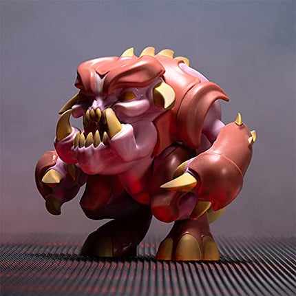 Figurine de collection articulée Numskull Pinky DOOM Eternal (réplique du jeu) - Produit officiel DOOM - Édition limitée